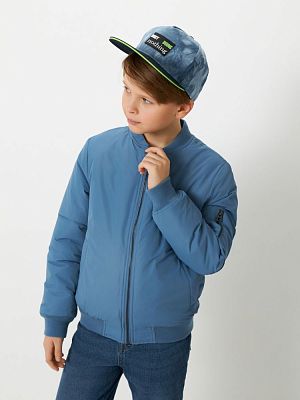20110130289, Куртка детская для мальчиков Volfram синий, 100%ПЭ, 134