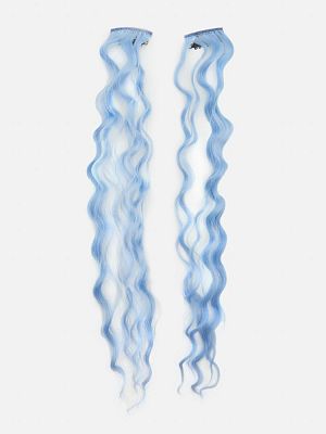 20206320412, Набор из 2 заколок для волос дет. Nunes голубой, 90%Недрагоценный металл,10%Текстиль(ПЭ), one size