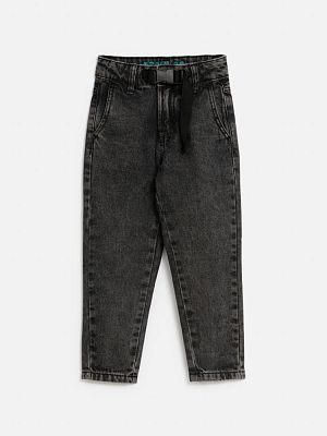 20120440055, Брюки джинсовые детские для мальчиков Werigo темно-серый, 100%Хлопок, 116