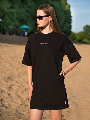 Платье-футболка, черный