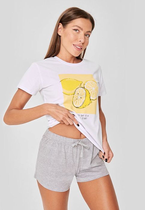 0120298016 Комплект жен.(фуфайка(футболка) и шорты) Tensa Pajamas